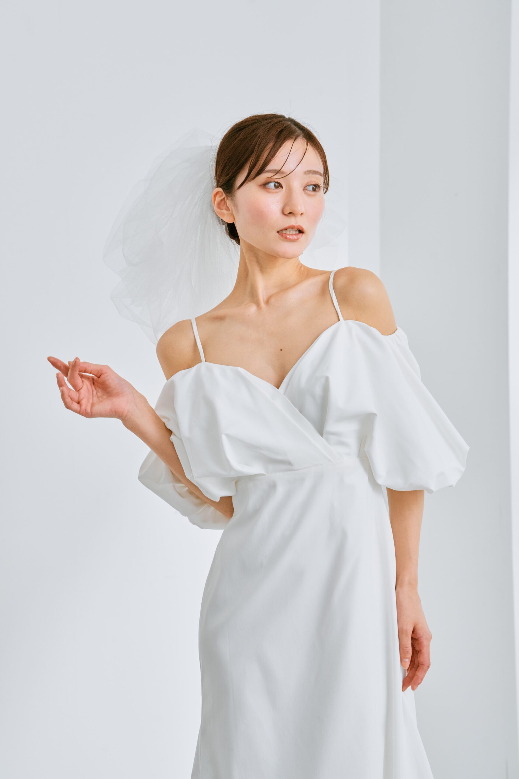 SV-07 (Glitter Tulle 2-Way Balloon Veil)
