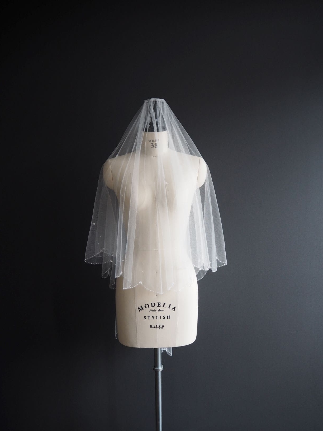 Beaded & Glitter Veil – BV-21