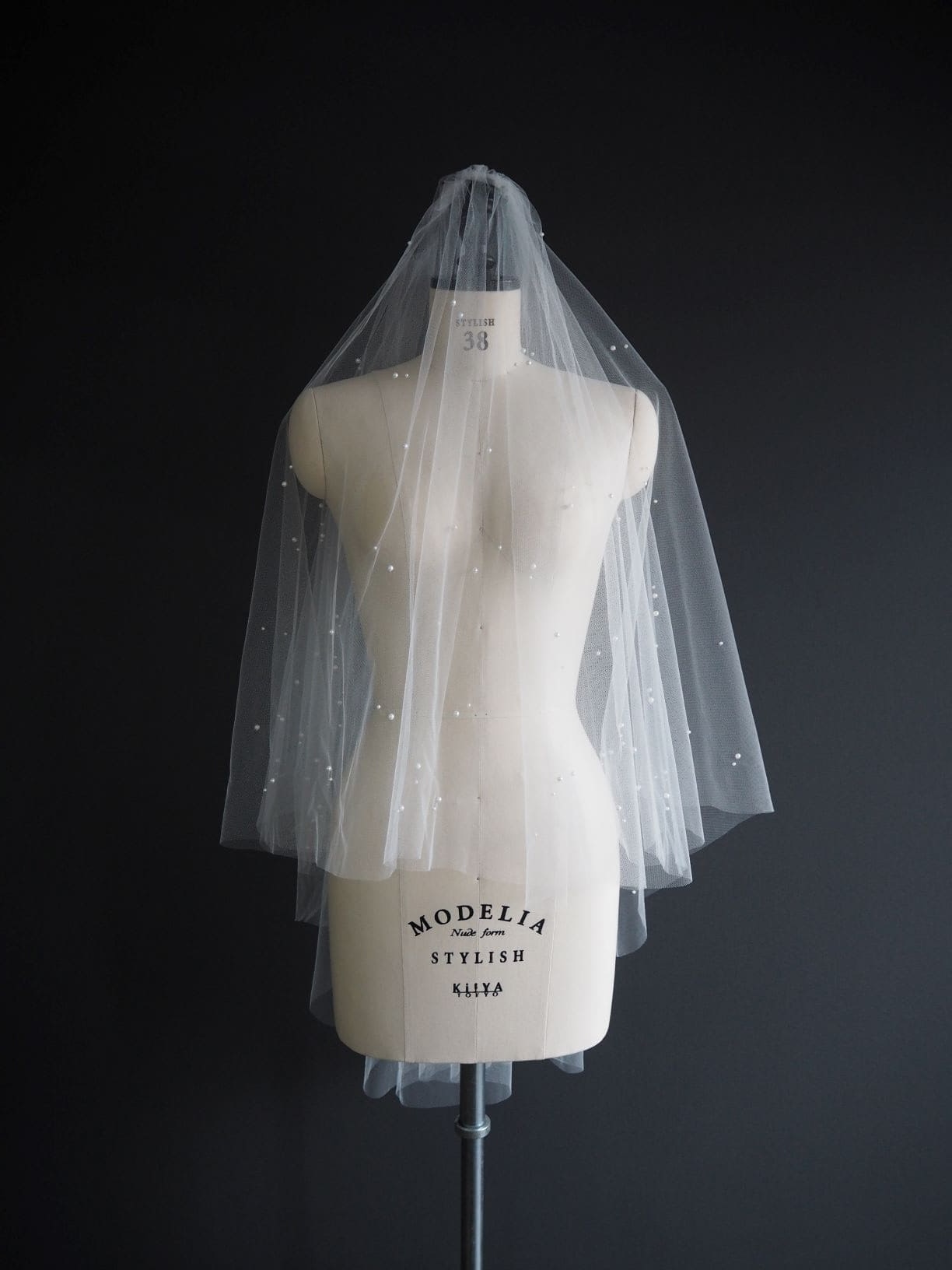 Beaded & Glitter Veil – BV-28