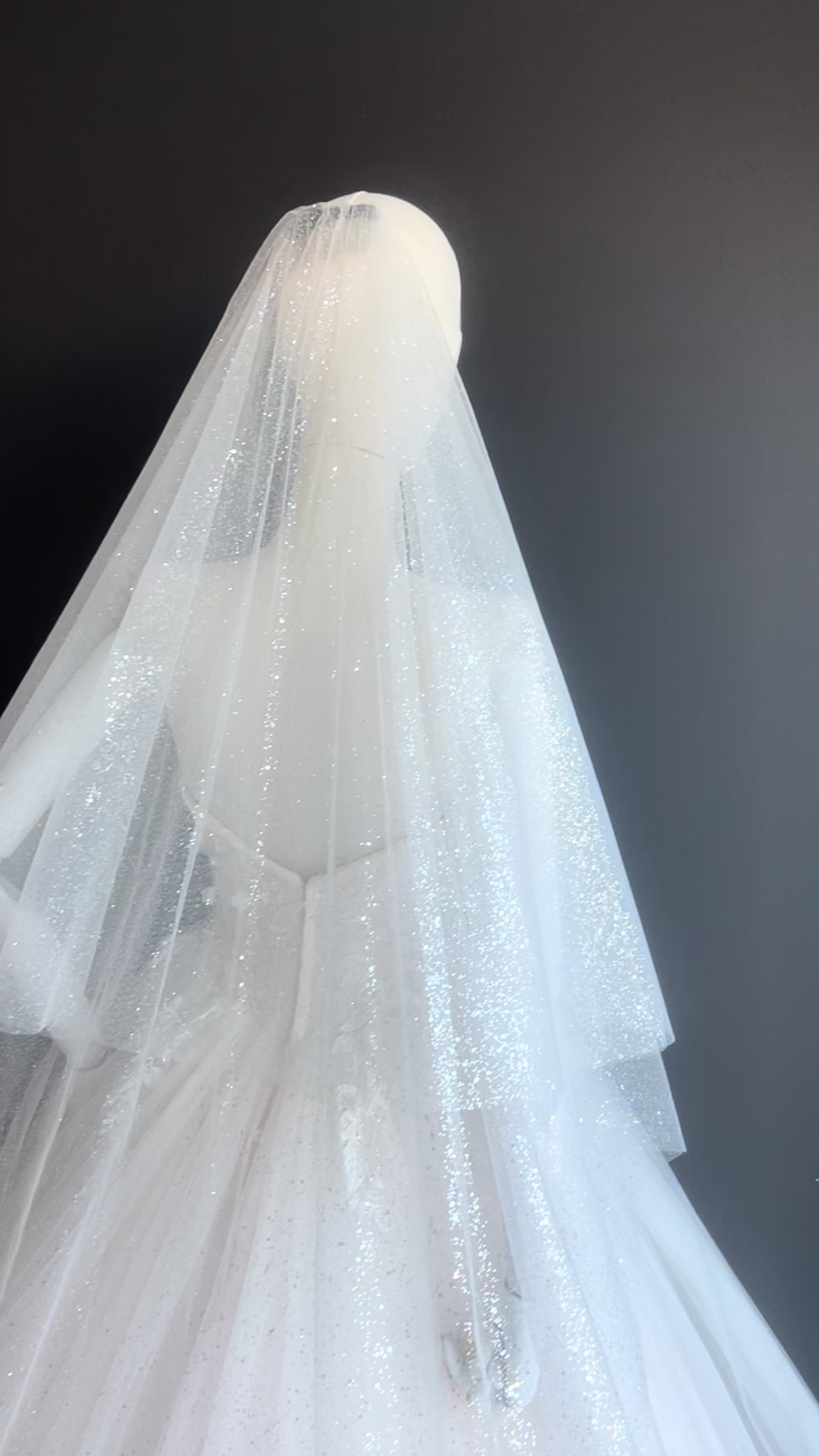 Beaded & Glitter Veil – BV-33