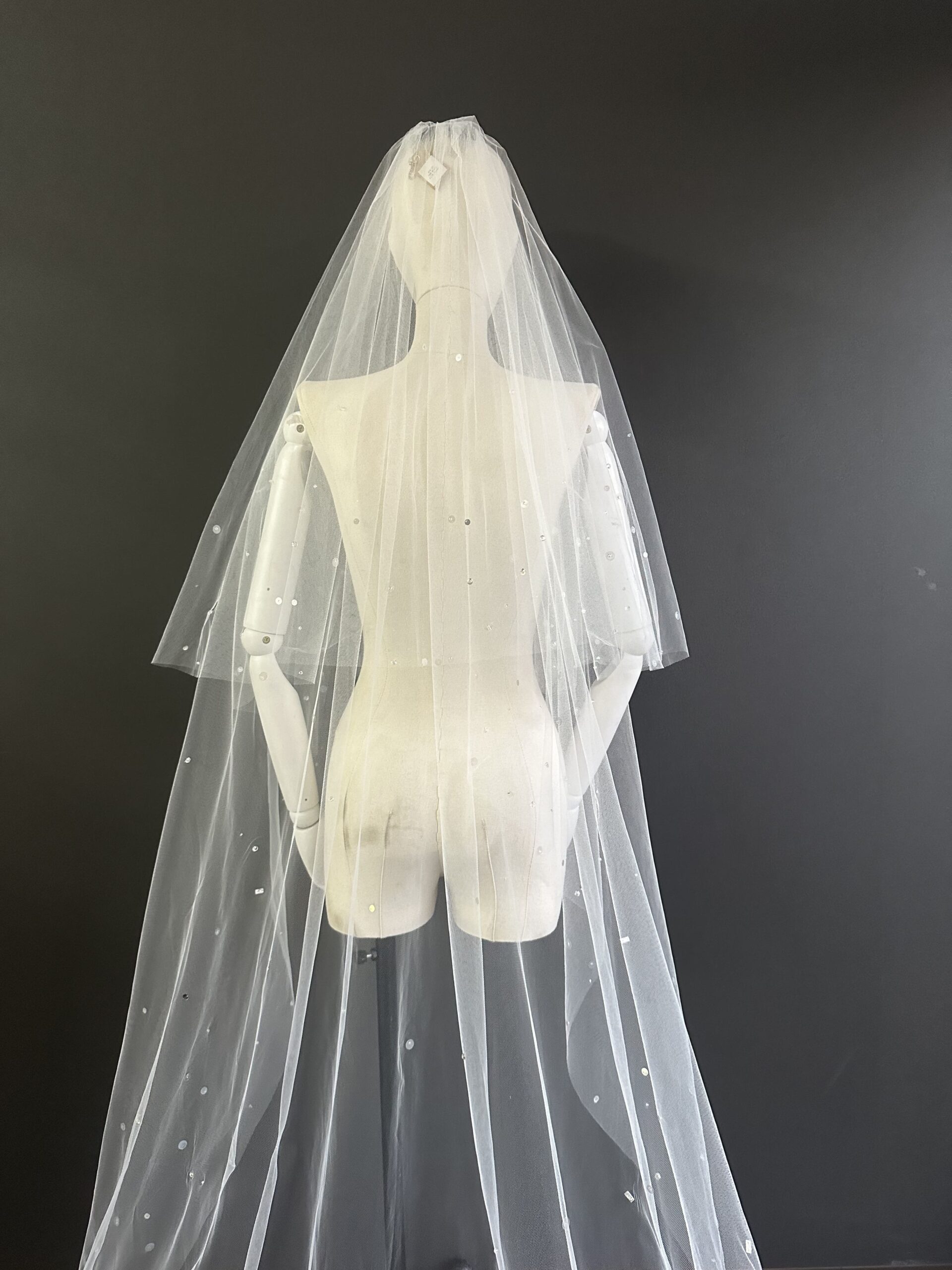 Beaded & Glitter Veil – BV-32